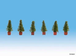 14021 Noch Thuja 6 Stück