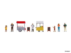 16229 Noch Figuren-Themenwelt Eis- Und Hot Dog-Wagen”