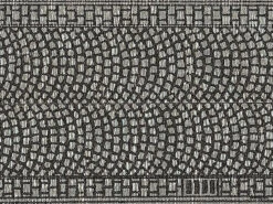 Spoor: HO Winkel 34 44070 Noch Kopfsteinpflaster