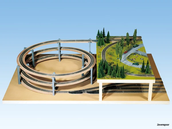 53027 Noch LAGGIES Gleiswendel-Komplettbausatz, Grundkreis, 2 53027 Noch LAGGIES Gleiswendel-Komplettbausatz, Grundkreis, - Afbeelding 2