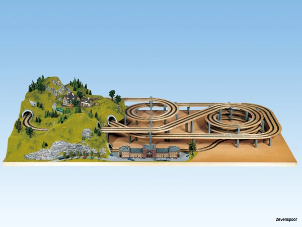 53126 Noch LAGGIES Gleiswendel-Komplettbausatz, Aufbaukreis, 3 53126 Noch LAGGIES Gleiswendel-Komplettbausatz, Aufbaukreis, - Afbeelding 3