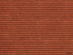 56670 Noch 3D-Kartonplatte “Dachziegel”