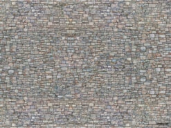 56940 Noch 3D-Kartonplatte Bruchsteinmauer