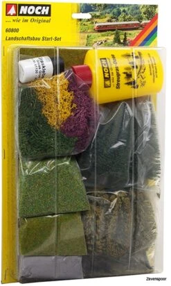 60800 Noch Landschaftsbau Start-Set -Spoor: HO Winkel NO60800 4