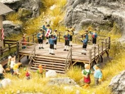 66826 Noch Festbühne Mit Micro-sound Blaskapelle