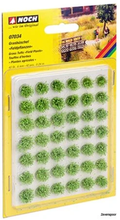 7034 Noch Grasbüschel Mini-Set Feldpflanzen