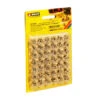 7045 Noch Grasbüschel Mini-Set XL blühend Weiß Veredelt, 42 Stück, 9 Mm